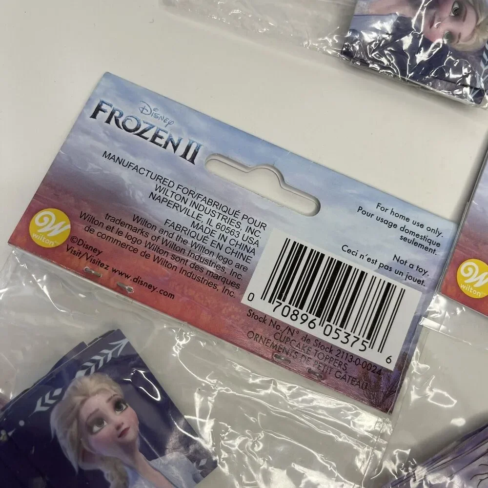6 Disney Frozen II Cupcake Toppers 24 Picks Birthday Party Wilton 144 Total‎